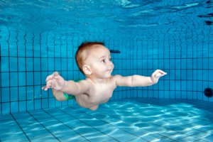 Onderwaterfotografie baby's