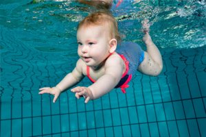 Onderwaterfotografie baby's