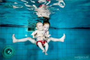 Baby-, Peuter- en Kleuter Portretfotografie Onderwater