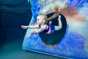 Baby-, Peuter- en Kleuter Portretfotografie Onderwater