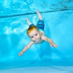 Baby-, Peuter- en Kleuter Portretfotografie Onderwater