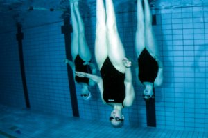 Onderwaterfotografie Synchroonzwemmen