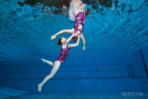 Onderwaterfotografie Synchroonzwemmen